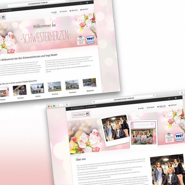 kaundvau - Schwesterherzen Internetseite