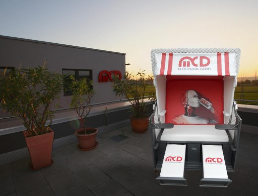 Kaundvau Portfolio Werbemittel MCD Strandkorb