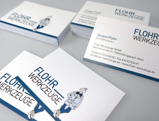 Kaundvau Portfolio Print Visitenkarten Flohr Werkzeuge