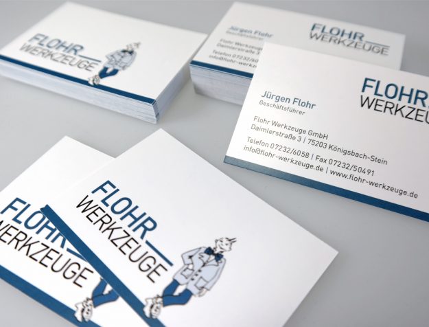 Kaundvau Portfolio Print Visitenkarten Flohr Werkzeuge