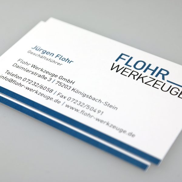 Kaundvau Portfolio Print Visitenkarten Flohr Werkzeuge