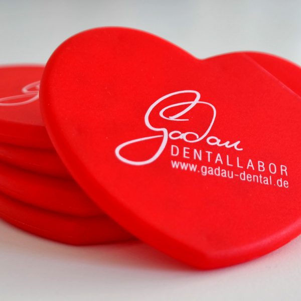 Kaundvau Portfolio Werbemittel Dentallabor Gadau Herzen