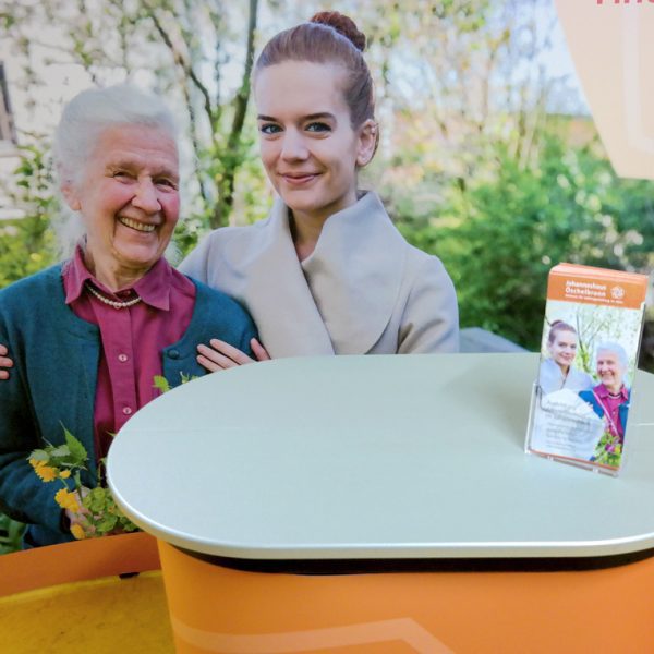 Kaundvau Portfolio Werbemittel Johanneshaus Öschelbronn Messestand