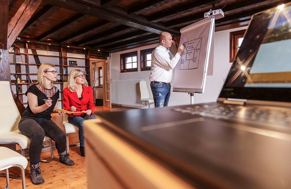 kaundvau beim Fotoshooting von Trainnovation