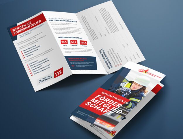 Kaundvau GmbH - Projekte - Stadtfeuerwehrverband Flyer