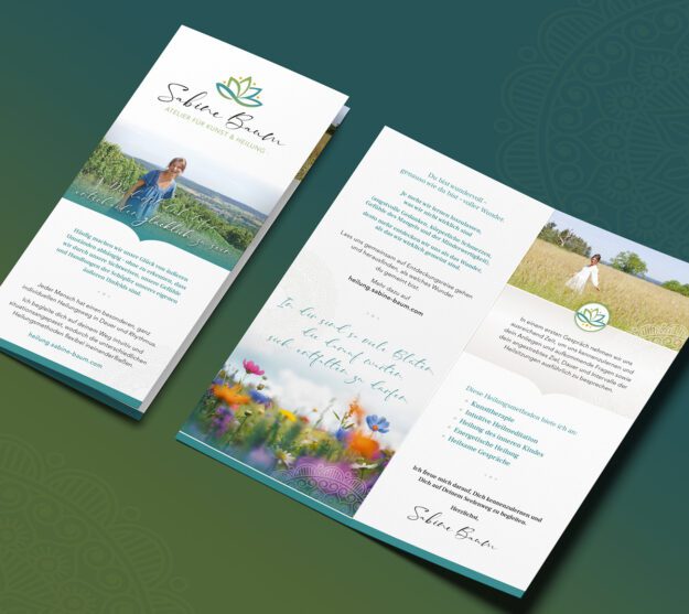 kaundvau GmbH - Werbeagentur Pforzheim - Corporate Design für Sabine Baum - Atelier für Kunst und Heilung