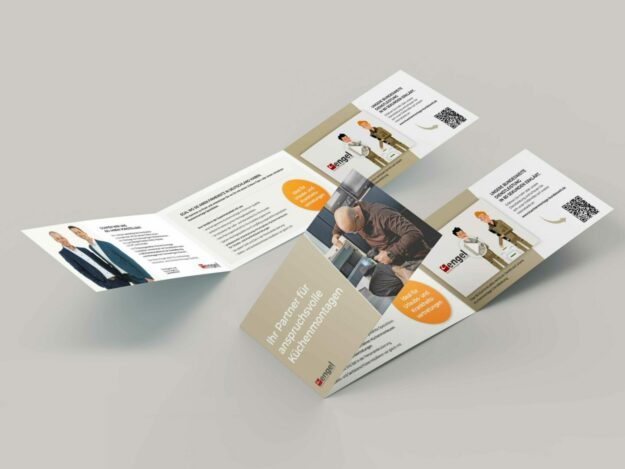 kaundvau GmbH - Werbeagentur Pforzheim - Engel Küchenmontage - Flyer