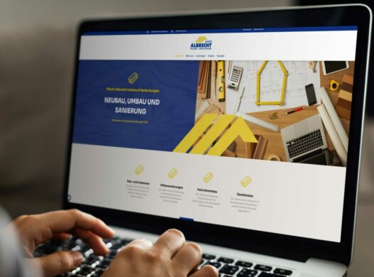 kaundvau GmbH - Werbeagentur Pforzheim - Albrecht Holzbau - Webseite