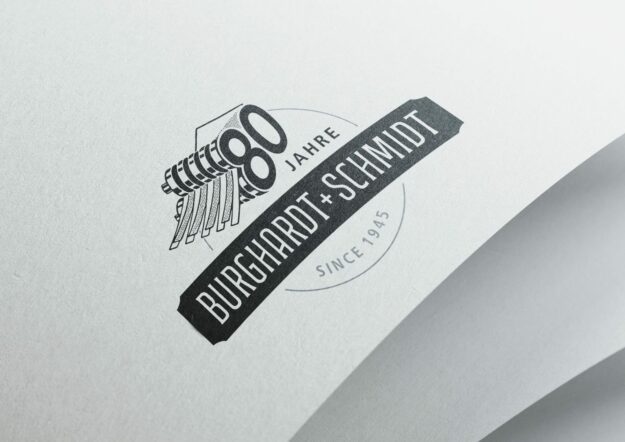 kaundvau GmbH – Projekte - Burghardt+Schmidt - Jubiläumslogo