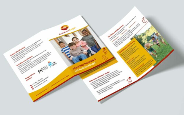 kaundvau GmbH - Werbeagentur Pforzheim - Projekte - AssistenzEngel - Flyer
