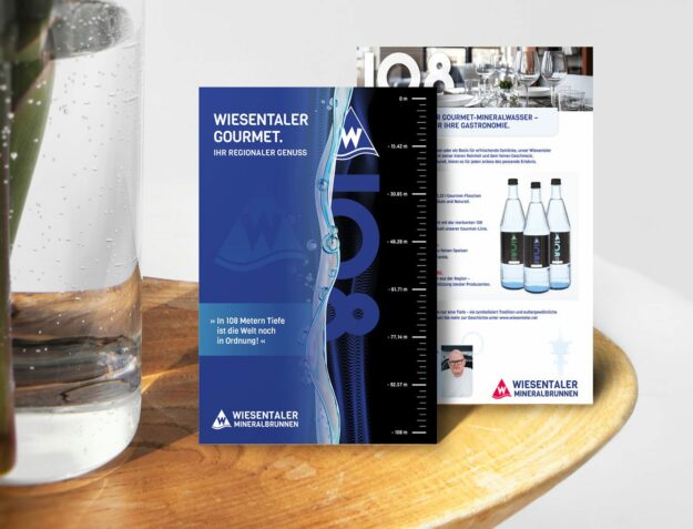 kaundvau GmbH - Werbeagentur Pforzheim - Projekte - Wiesentaler Mineralbrunnen - Einleger