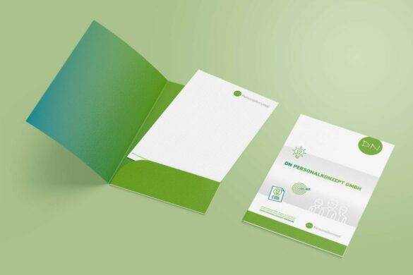 kaundvau GmbH - Werbeagentur Pforzheim - DN Personalkonzept - Mappe und Blöcke