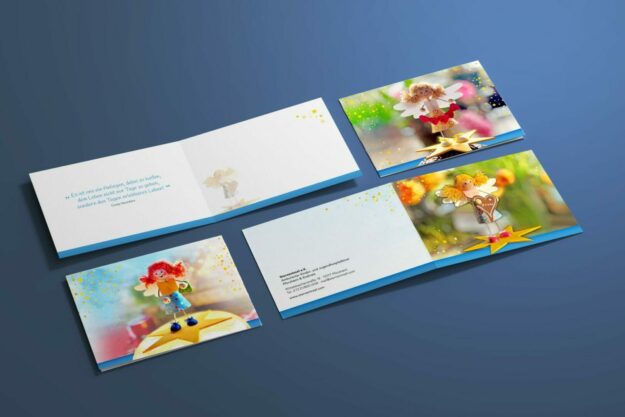 kaundvau GmbH - Werbeagentur Pforzheim - Projekte Sterneninsel Dankeskarten