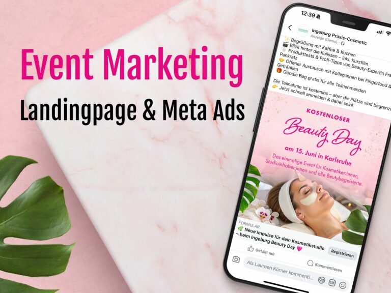 kaundvau GmbH - Event Marketing - Landingpage und Meta Ads