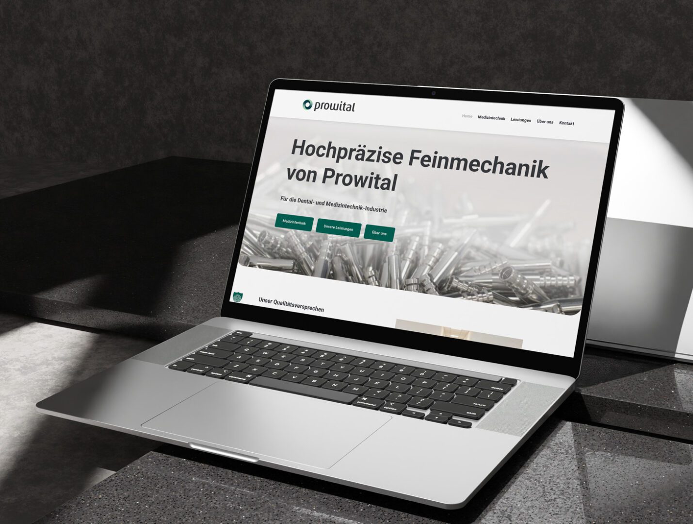 kaundvau GmbH – Projekte - Prowital GmbH Website