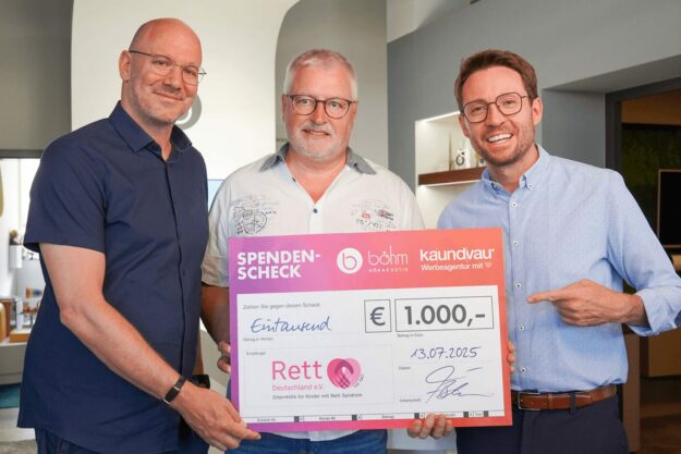 kaundvau GmbH – Aktuelles – Spendenübergabe Rett e.V. kaundvau GmbH – Aktuelles - Spendenübergabe Rett e.V.