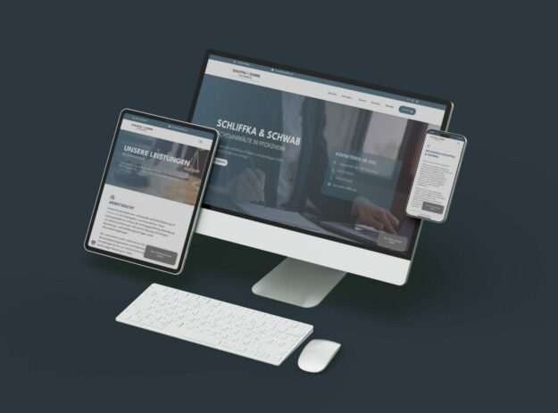 kaundvau GmbH – Projekte - Kanzlei Schliffka und Schwab - Webseite